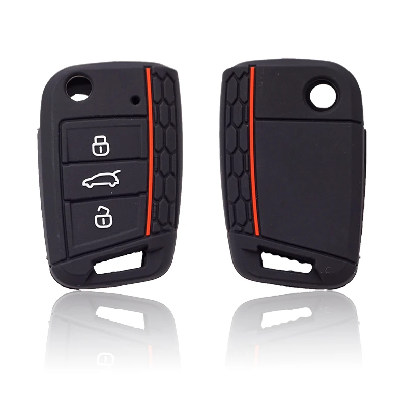 Capa de Silicone Xinyuexin para chave de carro VW AQUAFORGE