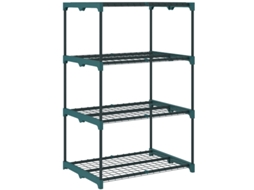 Suporte Plantas 4 Níveis 105cm Verde Escuro