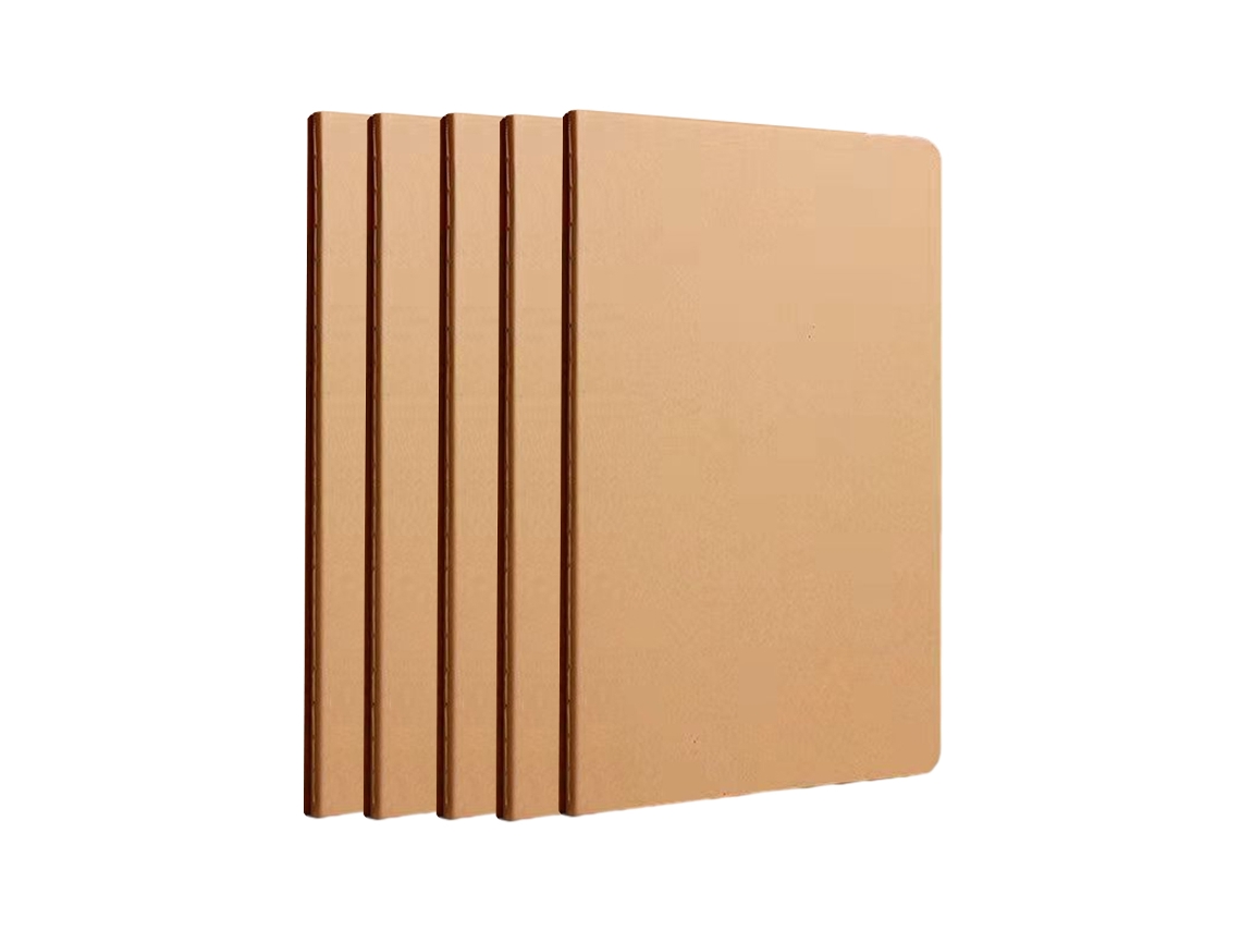 Caderno Escolar Em Papel Kraft Com Linhas, Ideal Para Estudantes, Exercício E Anotações, Venda Por Grosso
