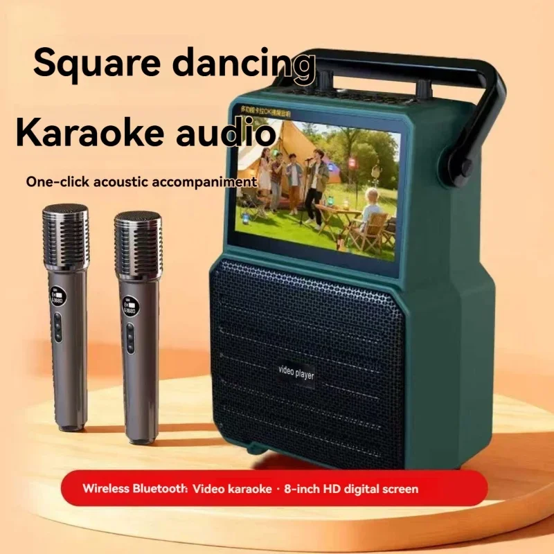 Quadrado para músicas coreanas MDUG com exibição de letras HD, bateria longa