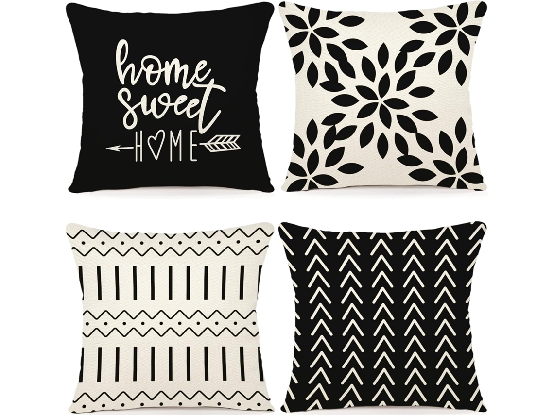 4 Capas De Almofada Decorativas Para Sofá
