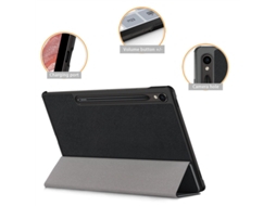 Capa Preta Para Tablet Samsung Tab S10 Fe Plus 13.1 Polegadas 2025 Inf