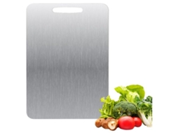 Tábua De Corte Em Titânio, Em Aço Inoxidável 304,34 × 23 Cm, Livre De Bpa, Para Cozinha, Para Uso Doméstico E Organização Da Cozinha