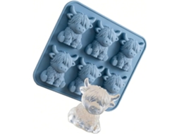 Forma De Gelo De Silicone Em Formato De Vaca, Congelamento Rápido Para Bebidas Em Casa, Uso Comercial,