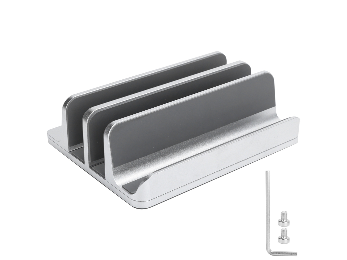 Suporte Para Notebook (armazenamento Vertical Duplo, Ajustável)