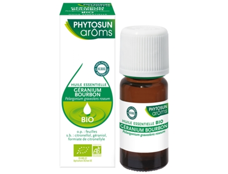 Gerânio Bourbon Pelargonium Graveolens Roseum Bio 10 Ml PHYTOSUN ARÔMS