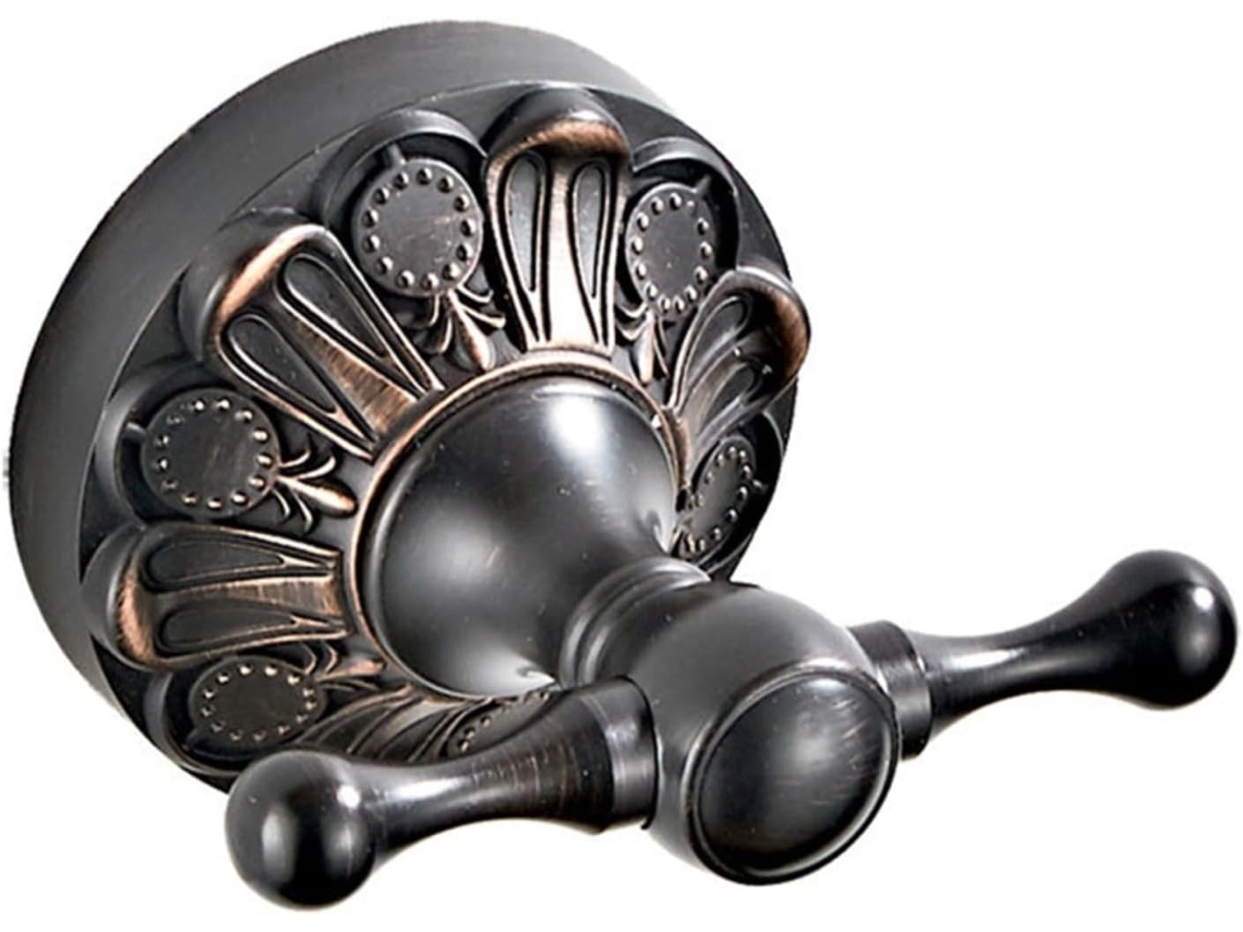 Cabide De Parede Único Em Latão Bronze, Elegante Estilo Antigo, Para