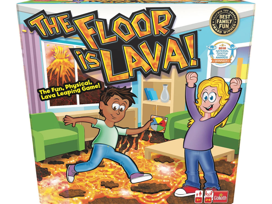 Jogo Infantil GOLIATH Floor is Lava (Idade Mínima: ‍5 Anos - Dificuldade:  Baixa)