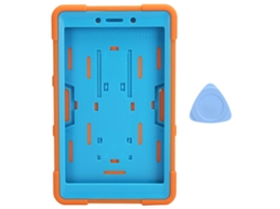 Capa Protetora (proteção Do Dispositivo Sem Mãos) Para Galaxy Tab A T290 Laranja