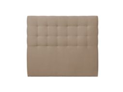 Cabeceira De Cama Quadrados Milano  Taupe  120 X 190 Cm Altura 120 Cm Indream