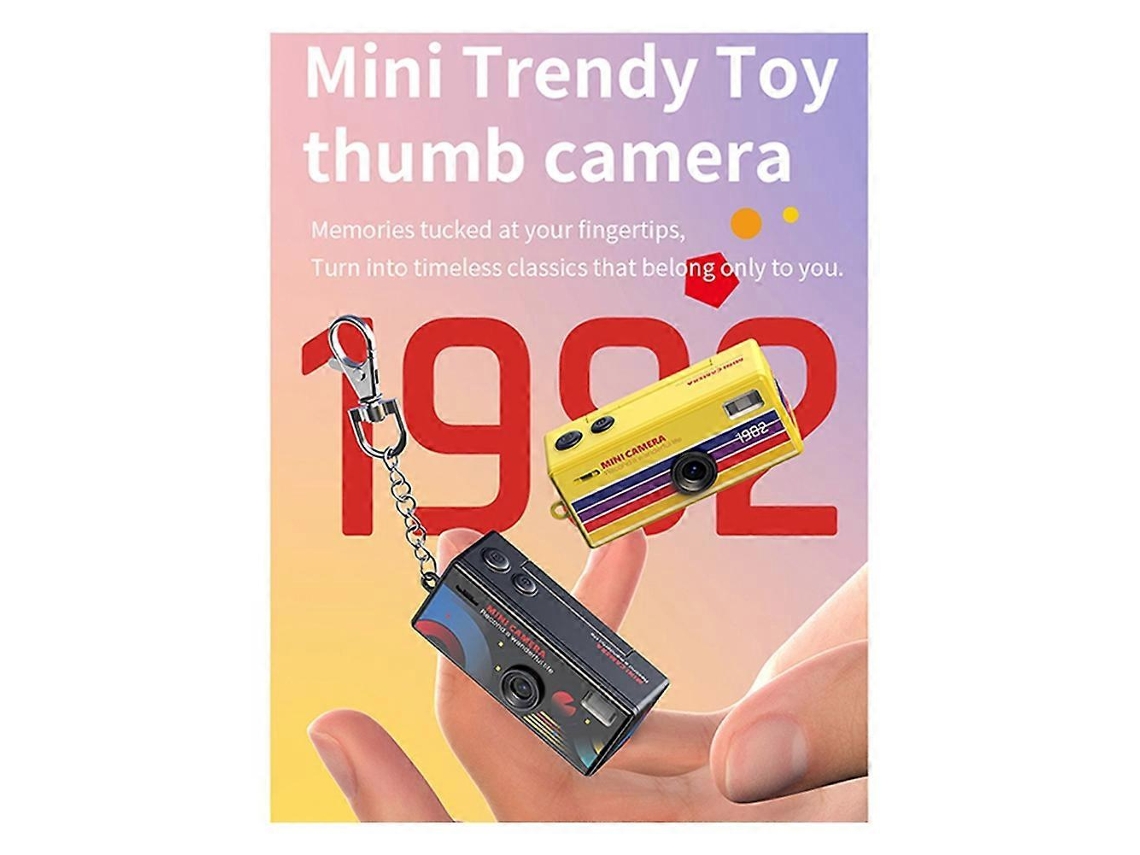 Mini Câmara Digital Retro 720p Com Ecrã De 0,96 Polegadas E Cartão De Memória