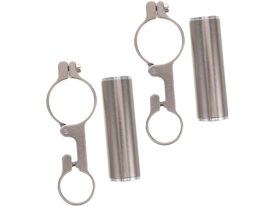 Extensor De Guidão Multifuncional Em Liga De Alumínio, 2 Peças.