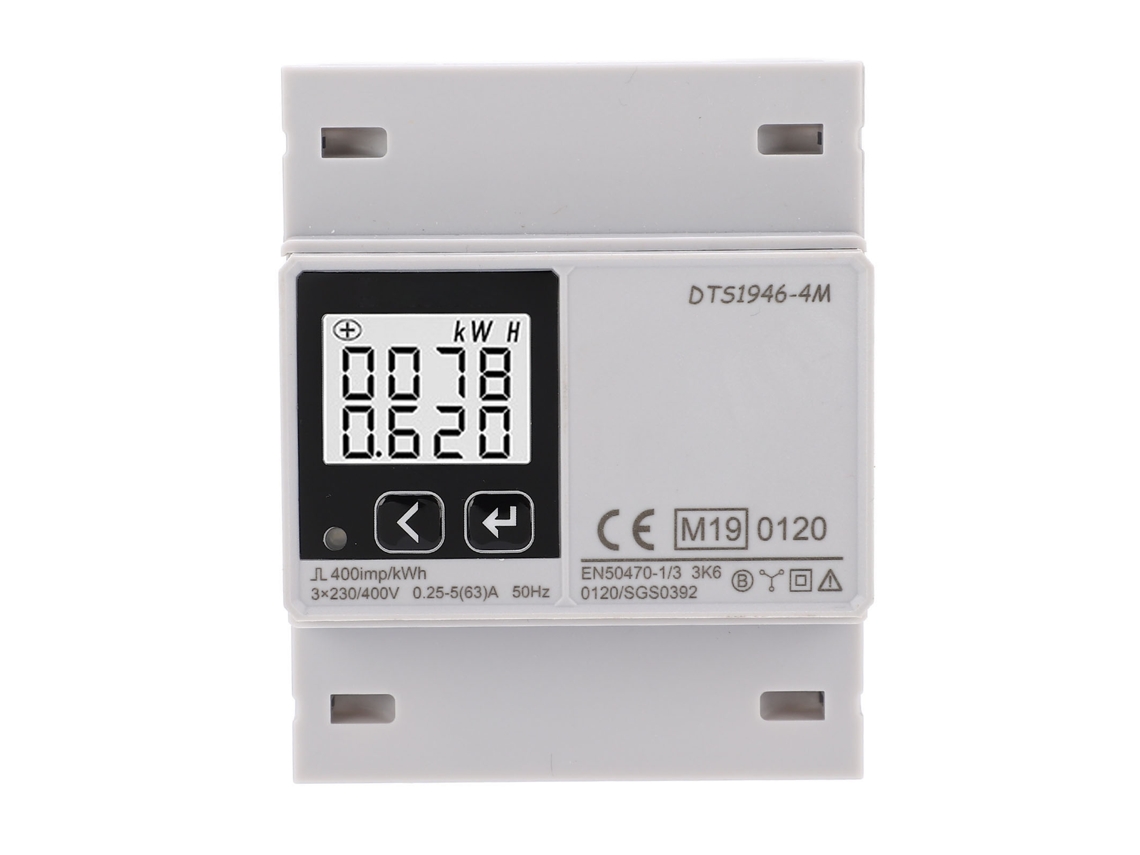 Laxiscreed Monitor De Energia Com Display Lcd Para Medição De Consumo E Fator De Potência Trifásico