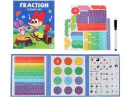 Livro Magnético Genérico De Frações| Materiais Manipulativos Para Matemática| Quebra- Cabeça De| Casa,
