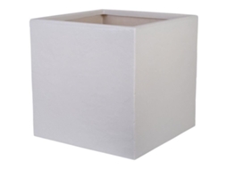 Vaso Strata Cinzento Claro 39 X 38 X 40 Cm Plástico Quadrado