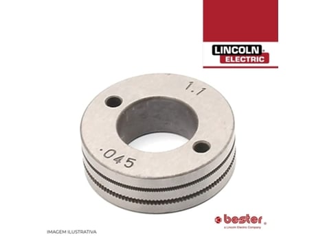 Kit Roletes de Máquina Soldar 215Mp BESTER By Lincoln P/ Fio Fluxado