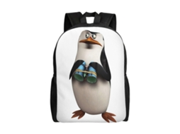 Mochila De Estudante Dos Pinguins De Madagascar N33, Durável E Leve, À Prova Dágua E Com Alça Respirável J33 Olysi Shop