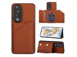 Capa Para Celular Honor 90 Com Toque Aveludado Em Pu + Tpu + Pc E Compartimentos Para Cartões.
