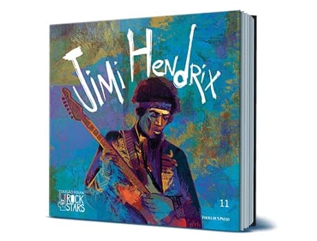 Livro Coleção Folha Rock Stars - Jimi Hendrix De Helton Ribeiro (português Do Brasil)