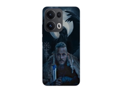 Capa Vikings Ragnar Lothbrok Para Oppo Oppo Reno 13 Pro 5g Maniacase Silicone Preto