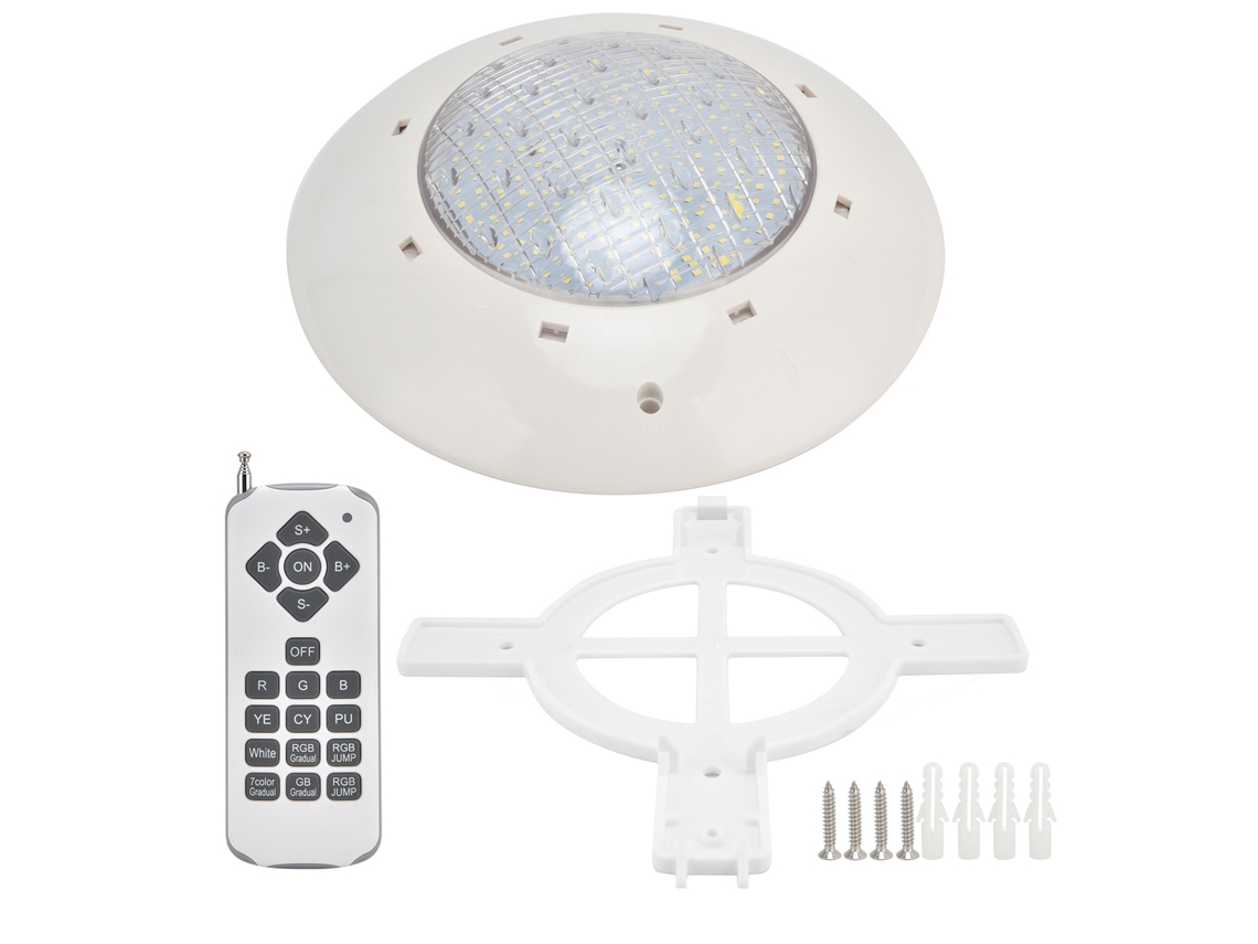 Luz Subaquática Rgb Piscina Led Ip68 Controle Remoto S/MARCA