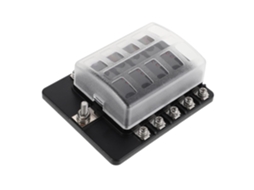 Caixa De Fusíveis De 10 Vias Com Indicador Led, Porta-fusíveis Para Carro, Caminhão E Barco.