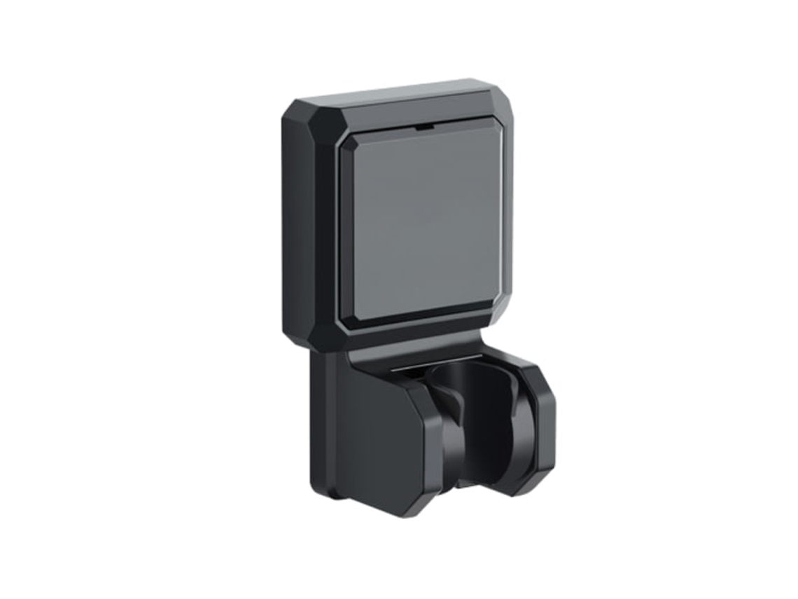 Suporte Ajustável Para Chuveiro Suporte Autoadesivo Para Chuveiro, Preto Aquaforge