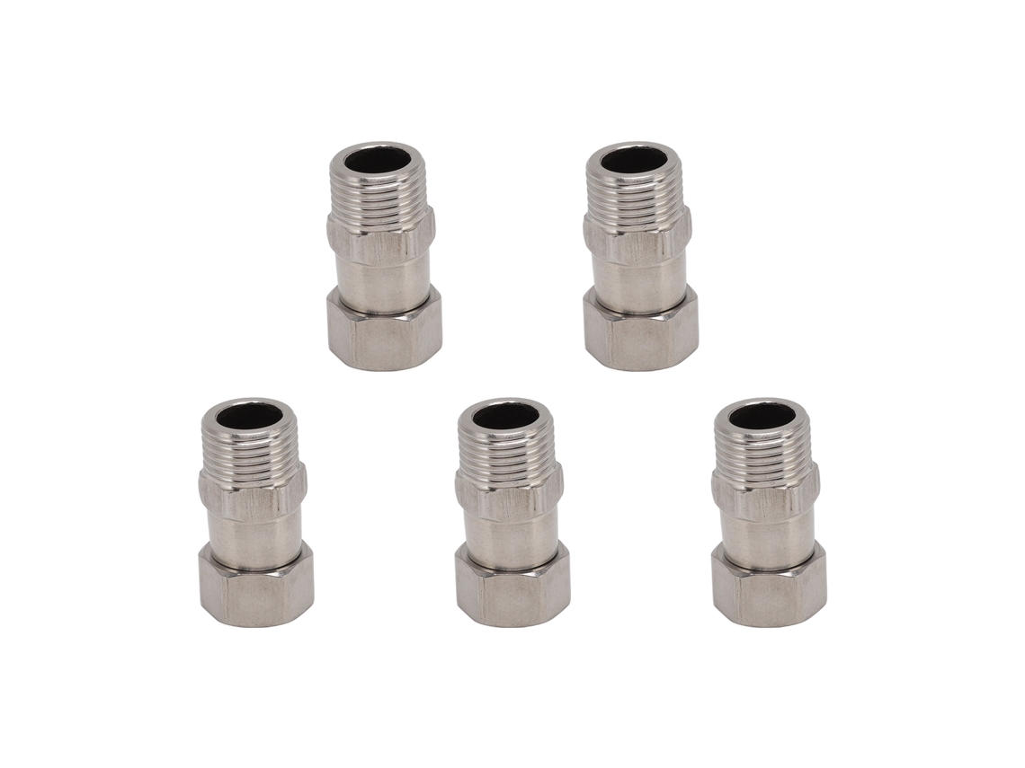 Adaptador de Tubo de Encanamento, Rosca Fêmea G1/2, Aço Inoxidável, 5pcs | S/MARCA