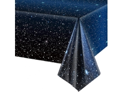 Capa De Mesa De Plástico À Prova Dágua, Tema De Estrelas Cósmicas, Design Brilhante Para Decoração De Festa De Aniversário, Fácil De Usar, Não Precis