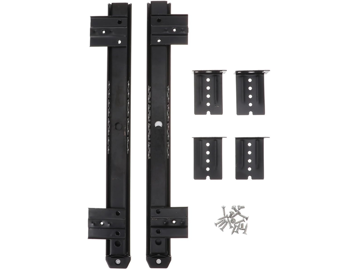 Aboofan 1par De Trilhos Deslizantes Aço Para Teclado, Corrediças Laterais Para Gavetas Com Capacidade De Carga 10kg 22lb