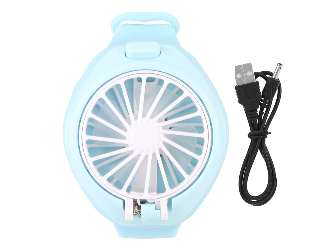 Ventilador Portátil em Forma de Relógio Usb Recarregável | S/MARCA