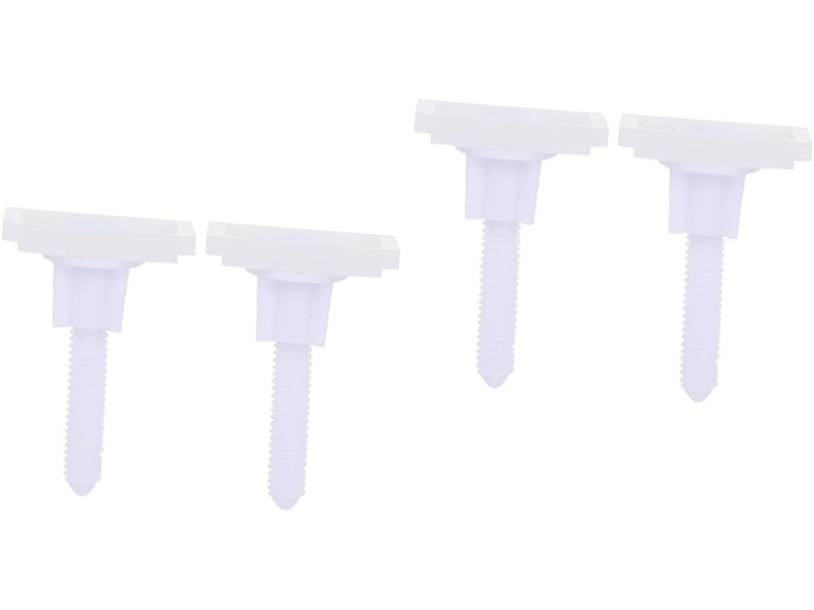Kit De 4 Parafusos De Reposição Para Acessórios De Assento Sanitário