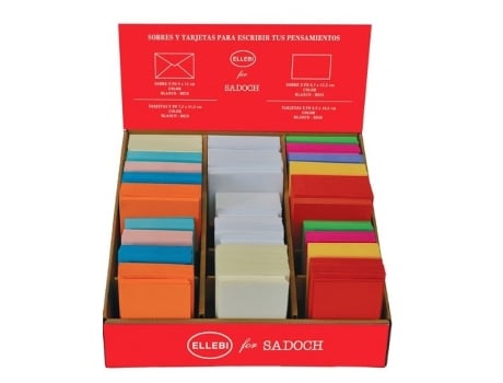 Livro Exp 1500 Tarjetas Y Sobres De Colores Surtidos 30x28x15cm De Desconocido (espanhol)