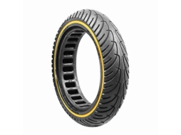 Pneu De Borracha Maciço 8.5 Polegadas Para Xiaomi M365/pro/pro 2, Substituição Com Design De Colmeia Amarillo