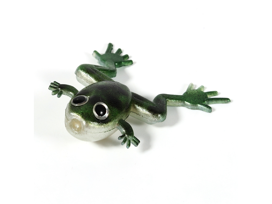 Lure Bait (3d Stereo Bionic, Soft Bait Mimicry To Attract Fish) Green Back Black Spot Frog Soft Bait 4cm