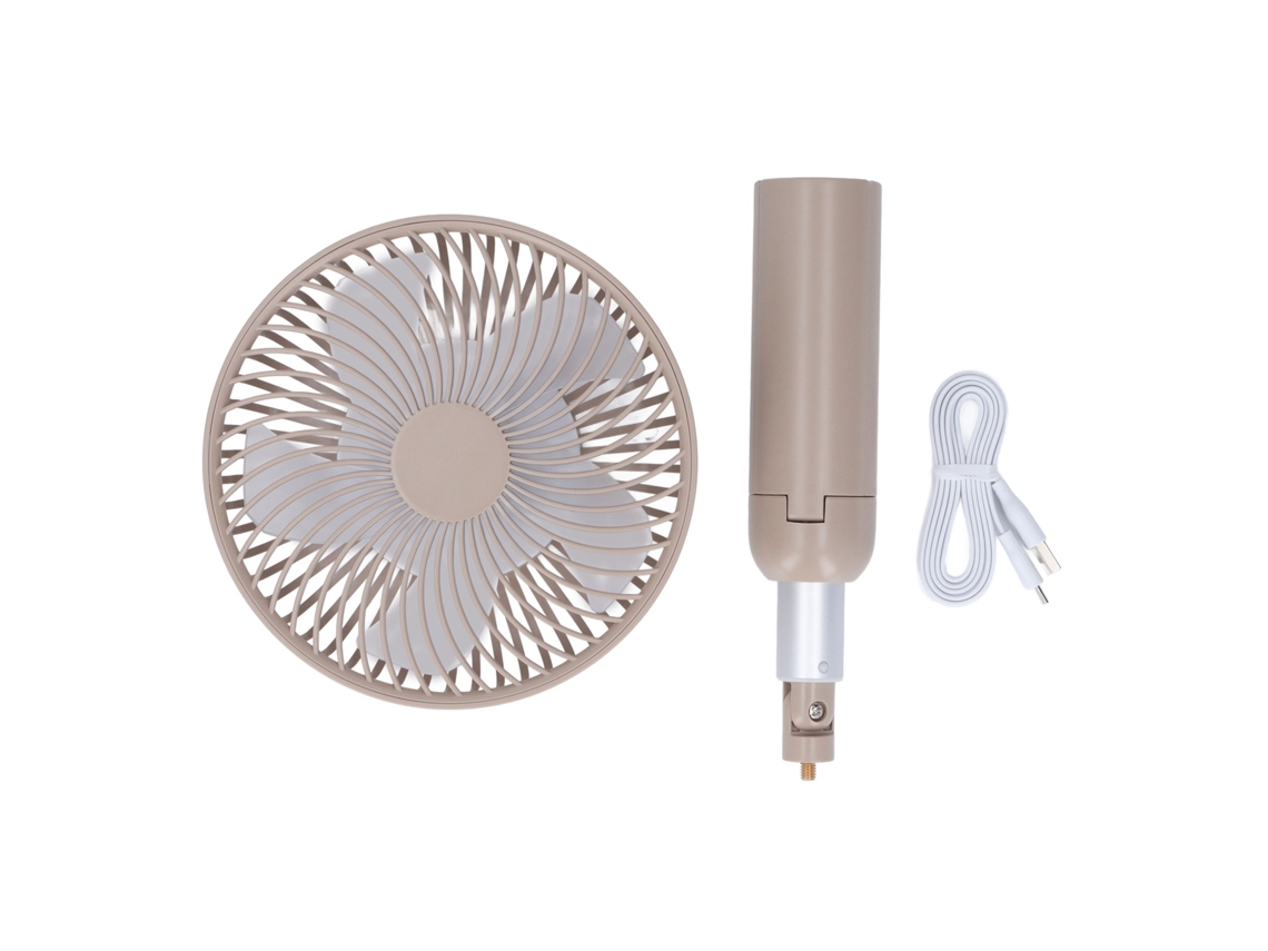 Ventilador de Acampamento com 3 Velocidades USB e Tripé | S/MARCA