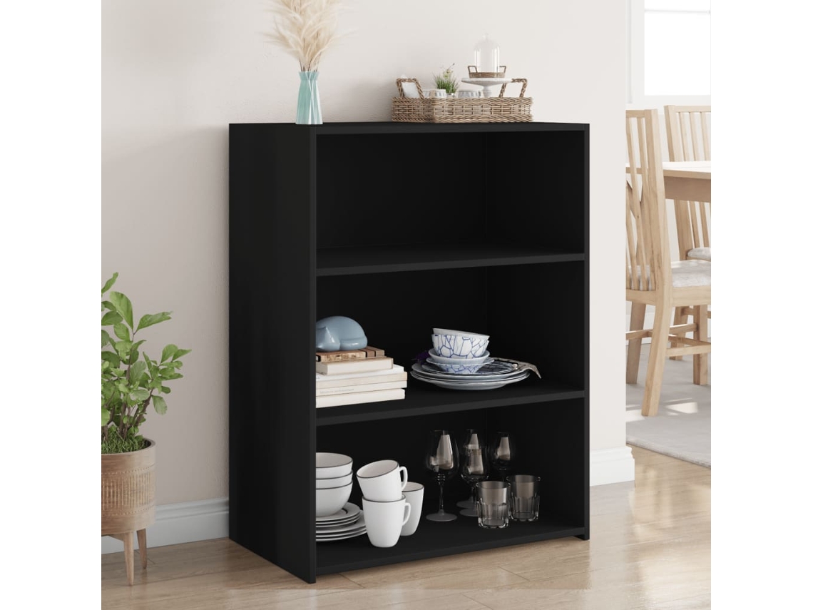 Aparador 70x41x93 cm Derivados de Madera Negra