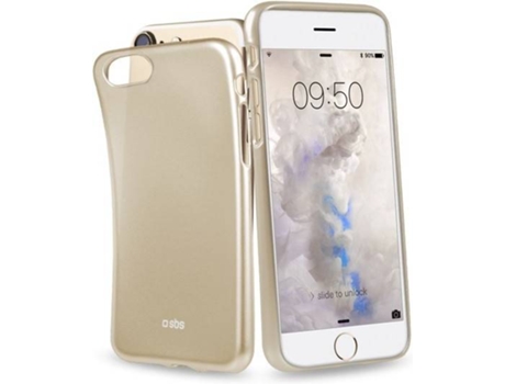 Capa iPhone 6, 6s, 7, 8 SBS Book Slim Dourado