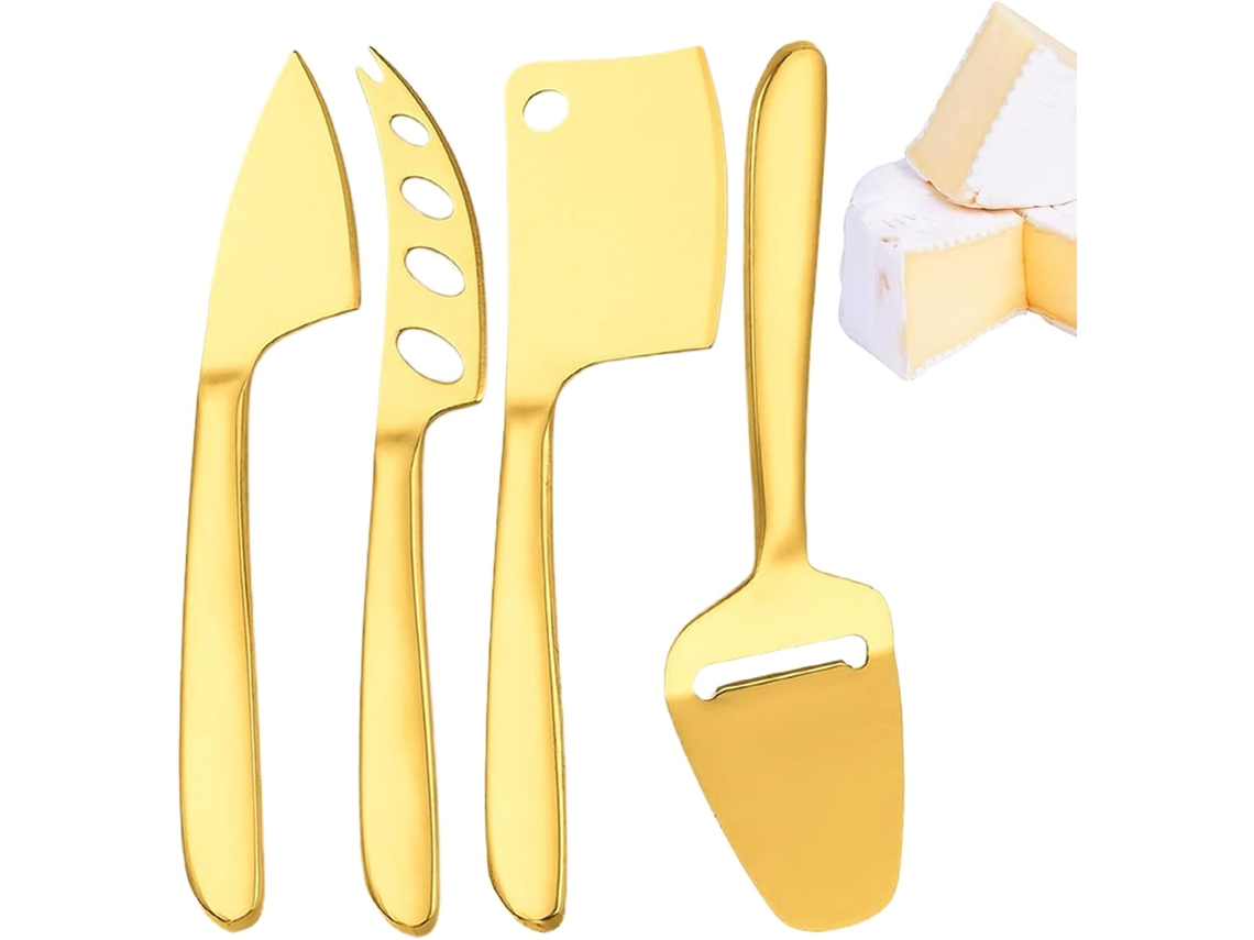 Cortador De Queijo Em Aço Inoxidável | Utensílios Em Aço Inoxidável Com Revestimento Antiaderente | Gokoco