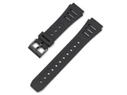 Pulseira De Relógio Preta Tpu À Prova Dágua Para Relógio Eletrônico Vintage Casio W 740 Olysi Shop