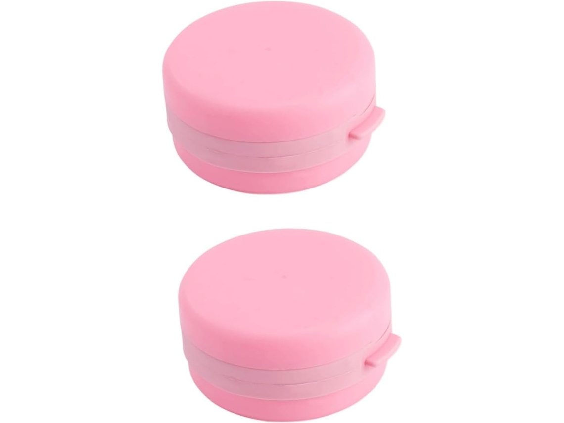 Escova De Banho Portátil Silicone Callaron 2 Peças Com Massagem Corporal, Escova Ergonômica Antiderrapante Com Cabo Para