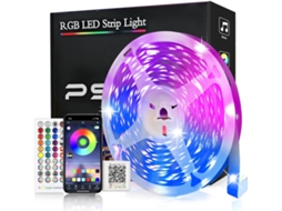 Fita De Led 10 M, Fita De Led Pstar Bluetooth Rgb 24 V Com Controle Remoto Ir, Modo De Música Controlado Por Aplicativo Slowmoose