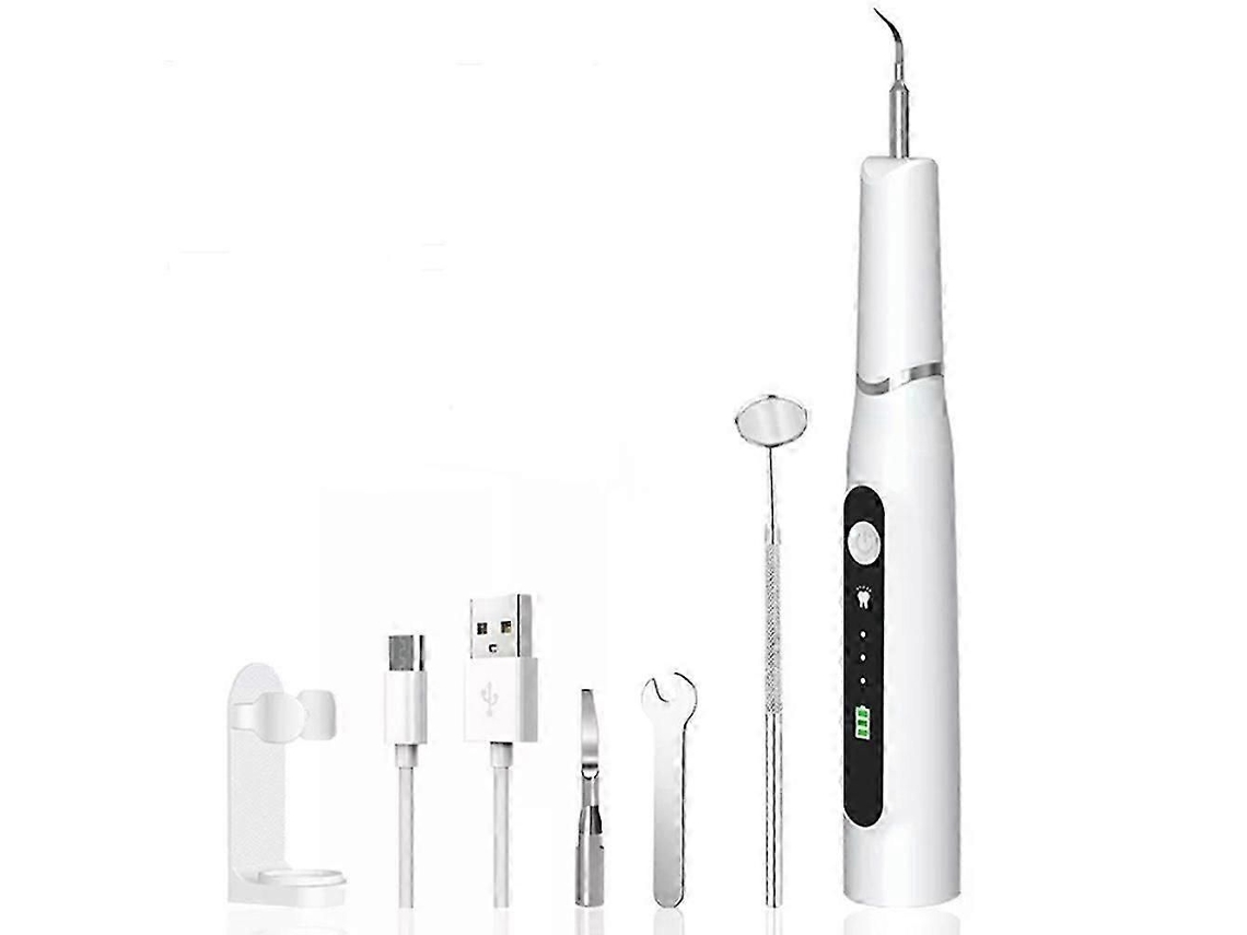 Limpador de Escova Dentes Ultrassônico para Cães, Removedor Placa Bacteriana Animais Estimação Ntes com 3 Modos Kit Limpe GOKOCO