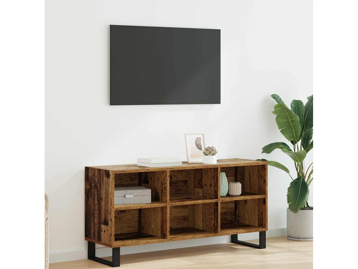 Vidaxl Gabinete para Tv Madeira Antiga 103,5 X 30 X 50 Cm