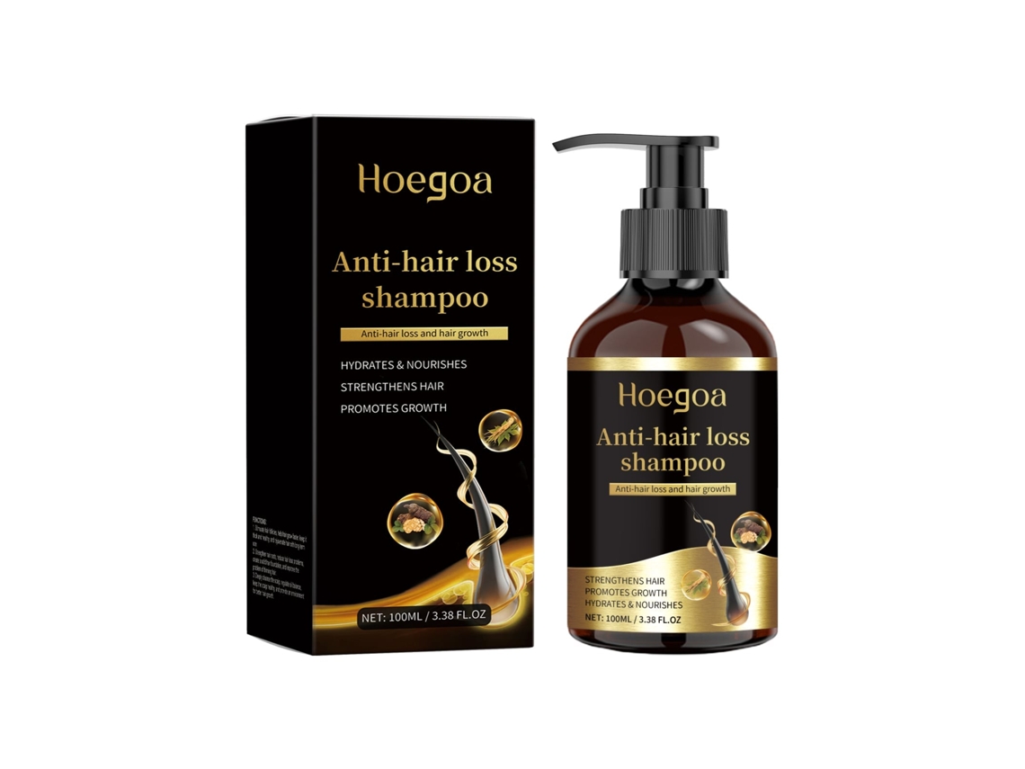 Shampoo de Ginseng Hoegoa para Nutrir, Suavizar e Melhorar a Qualidade do Cabelo LAXISCREED