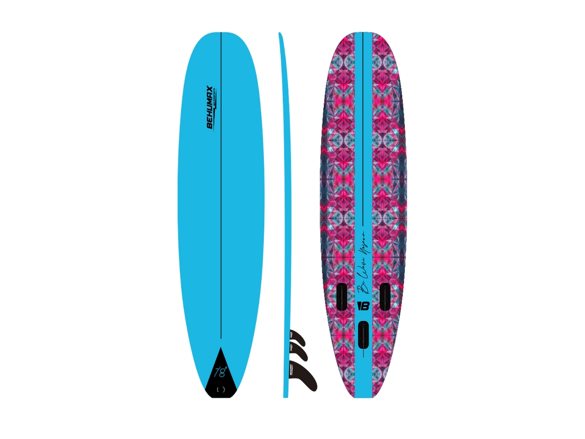 Prancha de surfe Be Wave Nosara 7'8 Behumax para iniciantes