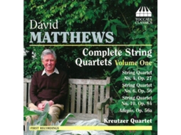 CD Kreutzer Quartet - Matthews String Quartets Vol.1 (1CD)
