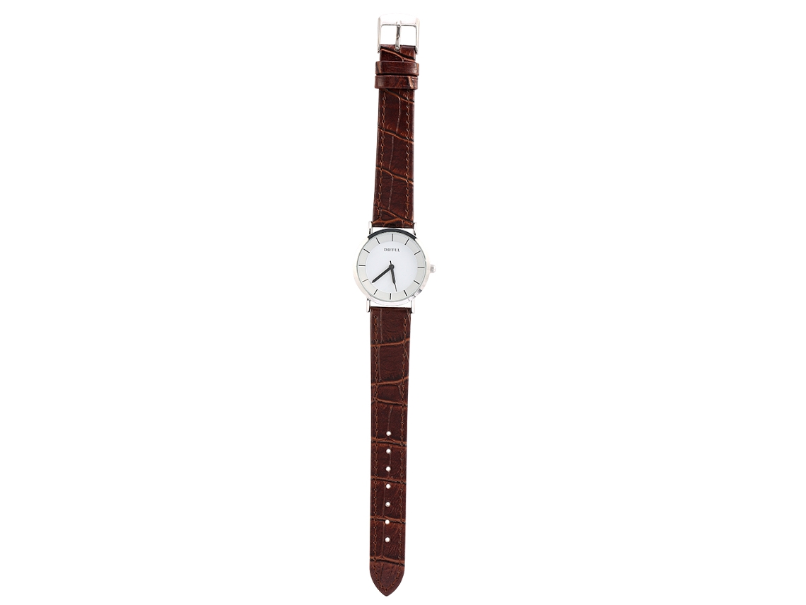 Relojes De Pareja Analógicos De Cuero Pu Quartz Para Mujer Y Hombre