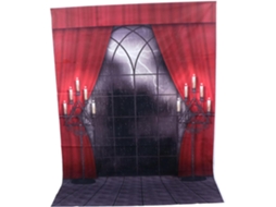 Tecido Para Fundo Fotográfico, Fundo Fotográfico De Halloween, Cortina De Papel Preta Para Festa De Gokoco