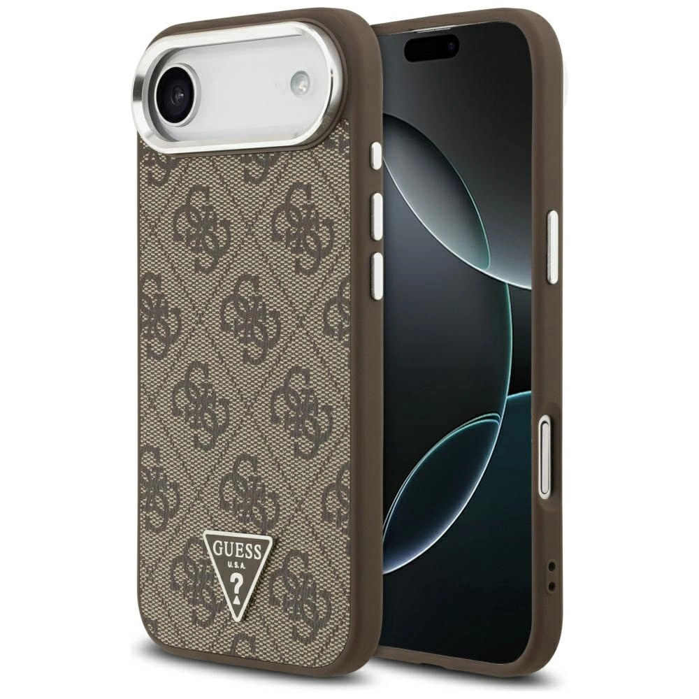 Capa Guess Magsafe Com Logotipo Triangular Para Iphone Air Elegante E Com Proteção